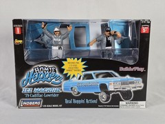 Lindberg Homie Hoppers Ice Machine ‘79 Cadillac Lowrider 1/25 Blue New Sealed!!