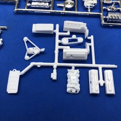 Blower 454 Chevy Funny Car Gasser ENGINE W M/T Valve Covers 1:25 LBR Model Parts