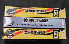 3 NASCAR Motorworks Tool Kit Item #42726 Cat 22 Scott Wimmer 1:24 + Red Kit