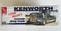 AMT 1157/06 Kenworth Tyrone Malone’s Custom Drag Truck Model Kit, 1/25 Sealed