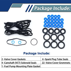VS50879R 3.5L Valve Cover Gasket Compatible with 2013 2014 Ford F150 F-150, 2015