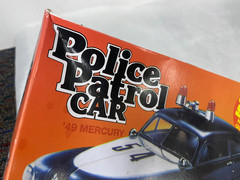 MPC model Police Patrol car 1949 Mercury Super Snap
