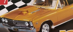 AMT 67 1967 Chevelle SS 1/25 396 454 engine long tube headers tunnel ram