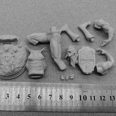 1/24 Scale Resin Figure Model Kit The Vampire Unassembled, Unpainted Model Kit