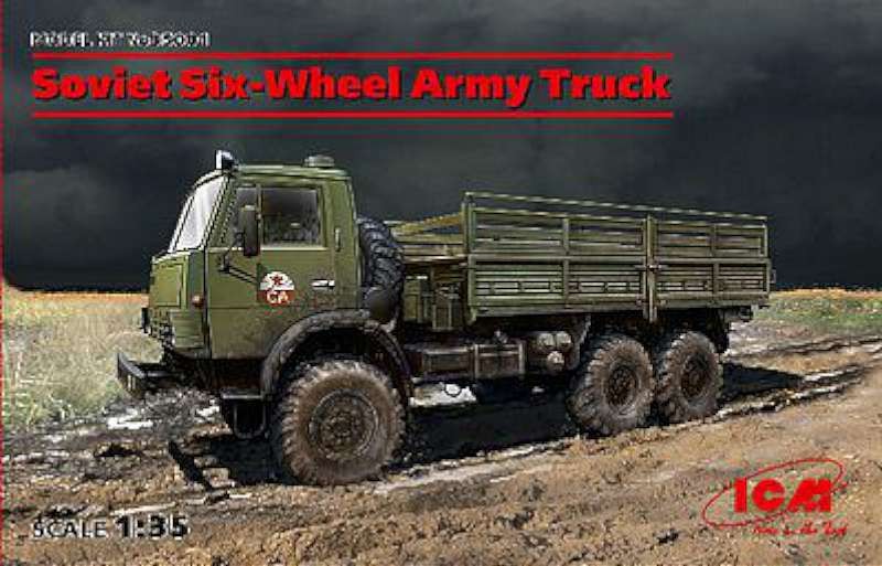Soviet Six-Wheel Army Truck (New Tool) — Plastic Model Military Vehicle Kit —