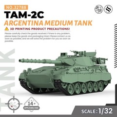 SSMODEL SS32788 1/32 Military Model Kit Argentina TAM-2C Medium Tank