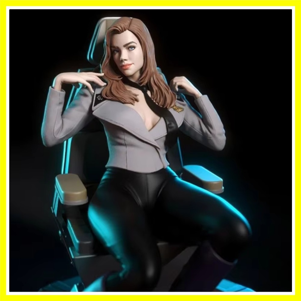 1/24 Scale Die-Cast Resin Figure Model Kit Starship Female Warrior NSFW Hobby…