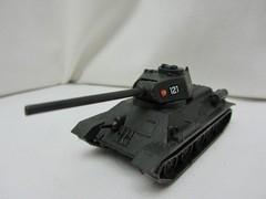 ROCO MINITANKS DBGM #161 East German Army T-34/85 Tank Long Barrel 1/87 HO