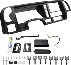 Double Din Dash Panel Compatible with 1995-2002 GMC Sierra Chevy Silverado C/K T
