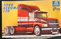 Italeri 1:24 Ford Aeromax 120 Plastic Model Kit Unassembled Not Painted 730