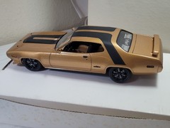 Killer Adult Built up Monogram 1971 Plymouth GTX Viper V10 model car 1/24