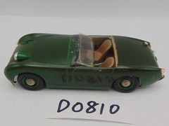 Vintage Model Car Metal 5 1/2″ Long Built 1960’s Austin Healey Sprite Green