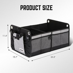 Dna Motoring Trunk Organizer For Car 70L Large Capacity Foldable Trunk