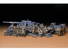 Tamiya 1/35 SCALE GER. 88mm GUN FLAK 36/37 Model Kit 35017