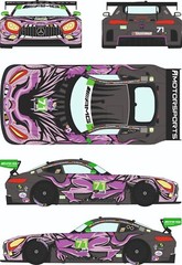 Racing Decals 43 1:24 Scale Merc AMG GT3 #71 Daytona 24Hour 2019 Decal RDE24-025