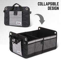 Dna Motoring Trunk Organizer For Car 70L Large Capacity Foldable Trunk
