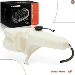 A-Premium Engine Coolant Overflow Recovery Reservoir Tank [with Cap &