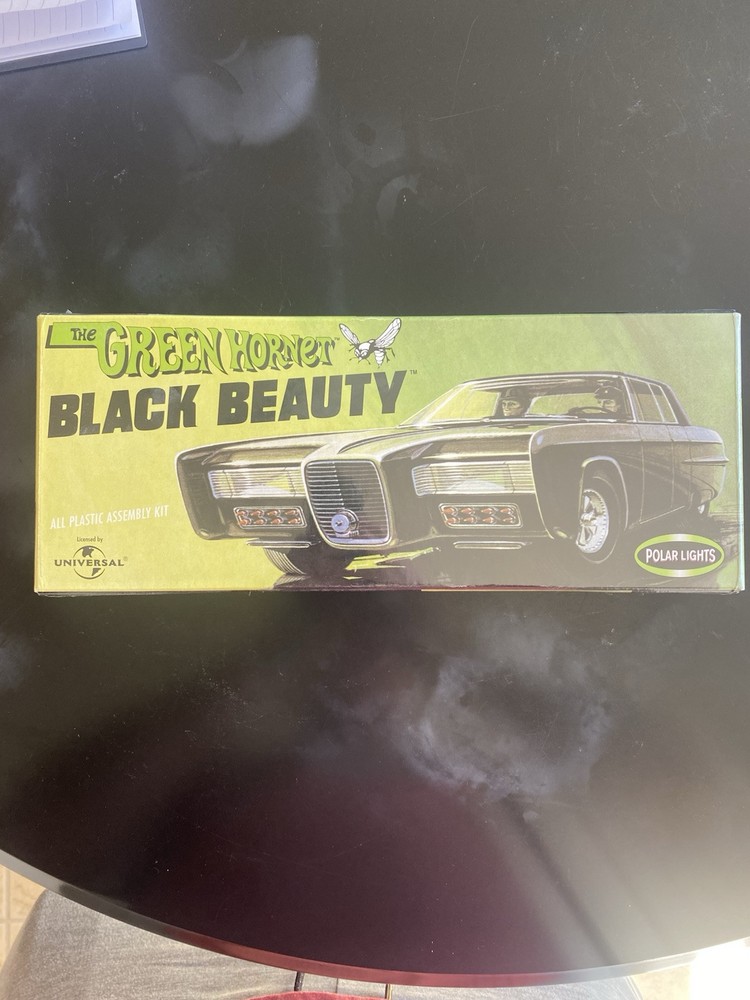 VINTAGE POLAR LIGHTS MODEL KIT THE GREEN HORNET BLACK BEAUTY SEALED