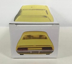 New 1970 Ford Torino Cobra Yellow Custom Promo Model BOX ONLY….NO CAR