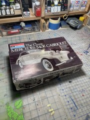 Monogram Mercedes 540K Cabriolet 1:24 Plastic Unassembled Model Kit Not Painted