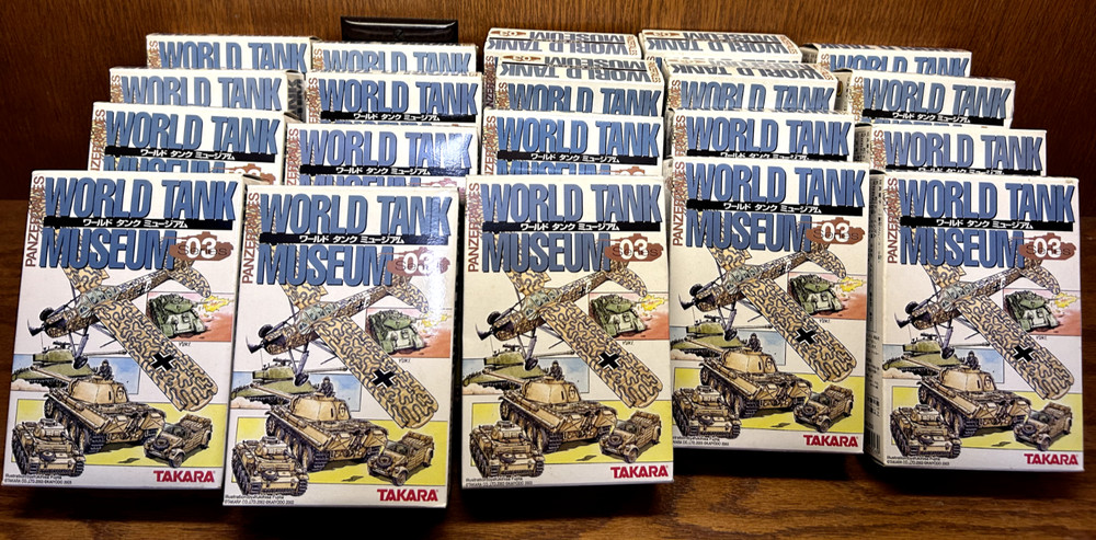 Takara 1:144 World Tank Museum Series 03 Complete Set of 19+1 Special Figure