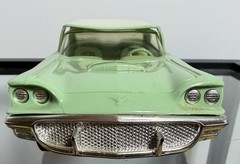 VINTAGE AMT 1958 FORD THUNDERBIRD GREEN DEALER PROMO MODEL TOY 1/25