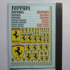 1/12 1/18 1/24 1/20 1/43 decals Ferrari 1705