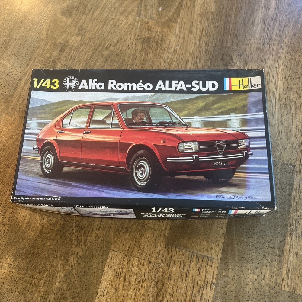HELLER 182 ALFA ROMEO ALFA-SUD -1:43- RARE / NEW IN BOX – FREE SAME DAY SHIPPING