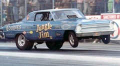 Slixx 1468 Jungle Jim Lieberman Chevy II Funny Car Drag decal