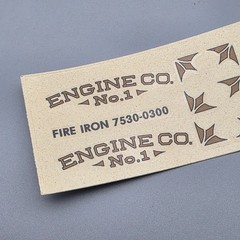Monogram 1/24 Fire Iron Parts Kitbash Decal Sheet Aged Vintage