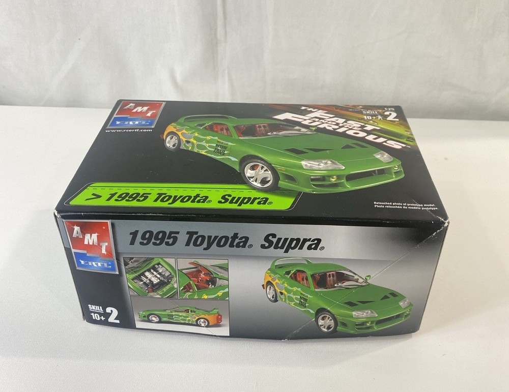 AMT Ertl The Fast And The Furious 1995 Green Toyota Supra 1:25 Model Car NIB