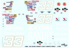 Powerslide 022 #33 Skoal 1986 waterslide decal