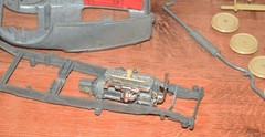 Hubley 1930 Packard Roadster #4860, Metal & Plastic Parts, Missing Chrome Parts
