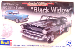 2009 Revell 57 Chevy Black Widow Special Ed 1/25 Scale Factory Sealed 85-4240