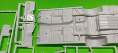 1970 Dodge Coronet Super Bee 1/25 MPC Frame Chassis Axle Rear End Suspension