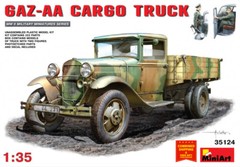 Miniart 35124 – 1/35 Military Car Gaz-AA Cargo Truck USSR Plastic Model Kit