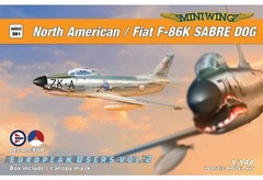 Plastic el 1/144 F-86K Sabre Dog “Norway-Netherlands” [MWG144381]