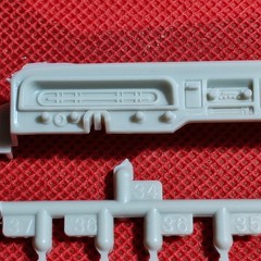 Dashboard 1970 Ford F-100 4×4 Pickup 1:25 scale model car part Moebius