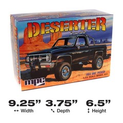 MPC 1984 GMC Pickup 1:25 Scale Model Kit (Black Version) 1:25, black