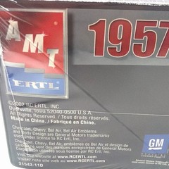 1957 Chevy Hard Top, 1:25 Scale Model. New, Still In Plastic. Skill Level 2