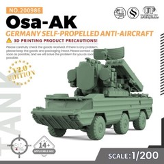 SS200986 1/200 Military Model Kit Germany Osa-AK Self-Propelled Anti-Aircraft