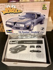 2 Classics Firebird And Thunderbird Cars Model Kits 1:25 Parts Sealed US Seller