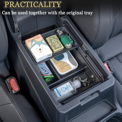 3-Piece Center Console Organizer Set for 2023-2025 2026 Honda CR-V & CR-V Hybrid