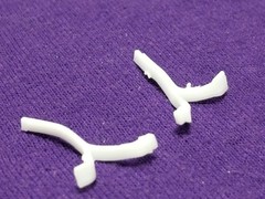 1948 Ford Coupe REAR BUMPER BRACKETS from Revell 1:25 Model Kit 48