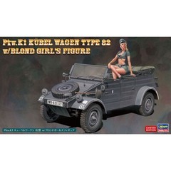 Hasegawa #52253 SP453 1/24 Pkw.K1 Kubelwagen Type 82 w/Blond Girls Figure