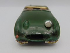 Vintage Model Car Metal 5 1/2″ Long Built 1960’s Austin Healey Sprite Green