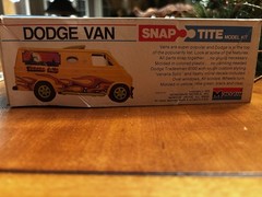 1975 Monogram Snap-Tite Snaptight Dodge Van “Vanana Split” with Advertisement