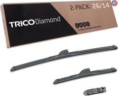 TRICO Diamond 26″ + 14″ Premium Automotive Replacement Windshield Wiper Blades