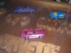 7 AMT ALL STARS 60’S MUSCLE CARS COFFEE TABLE TOP / WALL HANGING