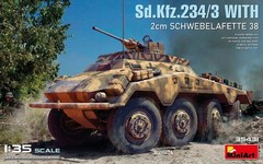 Miniart 1/35 Sd.Kfz.234/3 WITH 2cm SCHWEBELAFETT #35431📌USA📌New Rel.📌Sealed